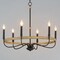Maxim Lighting Franklin 6-Light Chandelier 14446DWBK - alternate 4